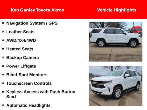 Summit White 2024 Chevrolet Tahoe LT