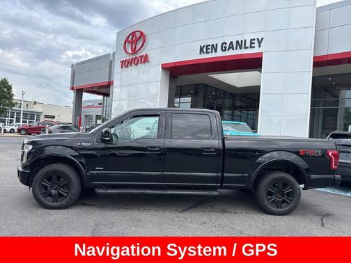 Shadow Black 2016 Ford F-150 Lariat