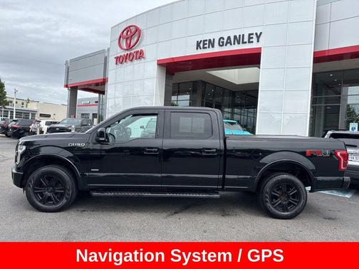 Shadow Black 2016 Ford F-150 Lariat