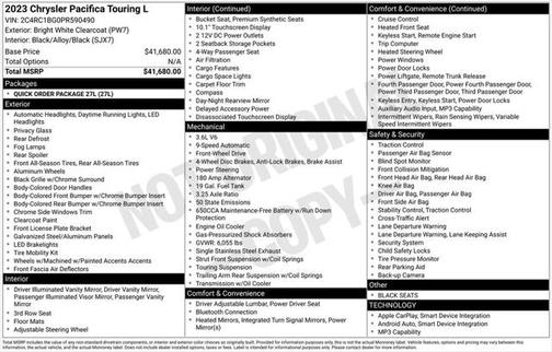 2023 Chrysler Pacifica Touring L