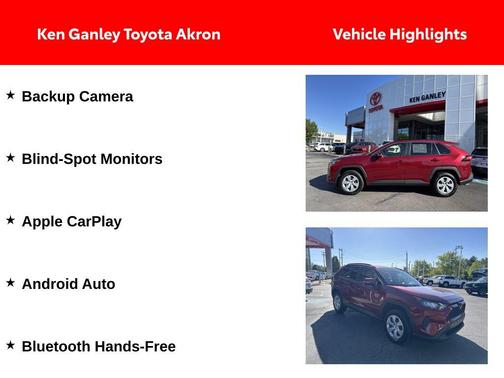 Ruby Flare Pearl 2019 Toyota RAV4 LE