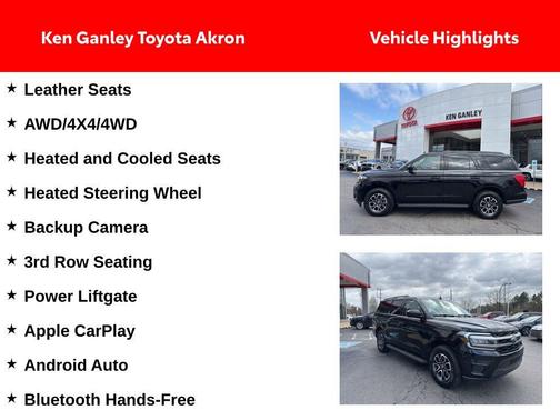 Black Metallic 2024 Ford Expedition XLT