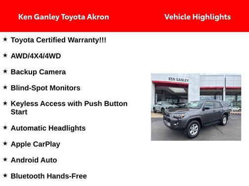 Magnetic Gray Metallic 2023 Toyota 4Runner SR5