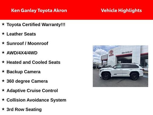 Wind Chill Pearl 2024 Toyota Sequoia Platinum