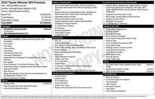 2023 Toyota 4Runner SR5 Premium
