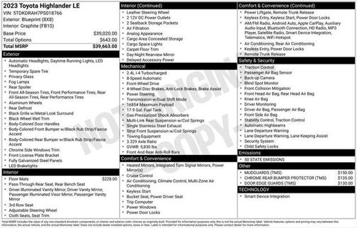2023 Toyota Highlander L
