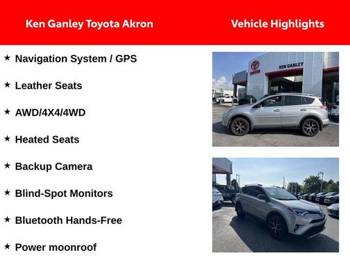 Silver Sky Metallic 2016 Toyota RAV4 SE