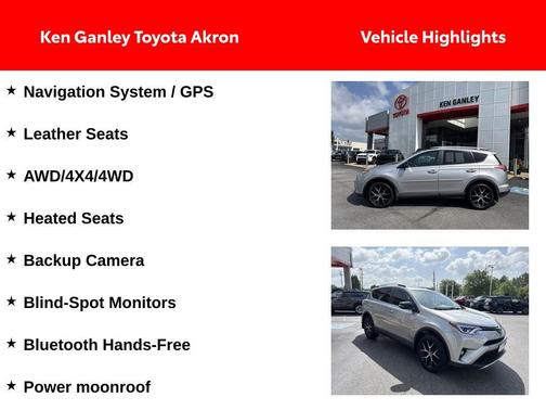 Silver Sky Metallic 2016 Toyota RAV4 SE
