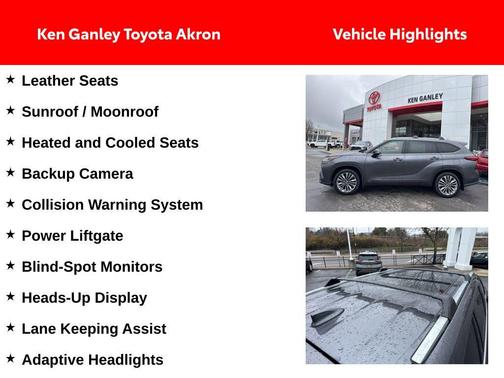 Magnetic Gray Metallic 2021 Toyota Highlander Hybrid Platinum