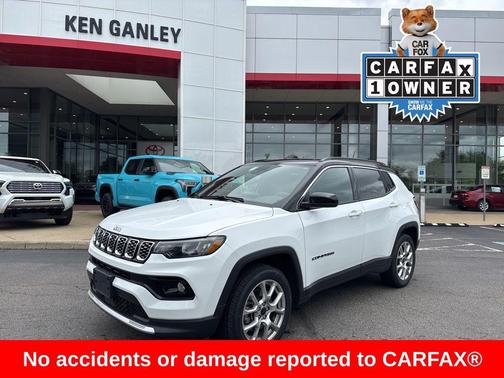 Bright White Clearcoat 2025 Jeep Compass Limited