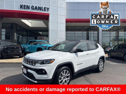 Bright White Clearcoat 2025 Jeep Compass Limited