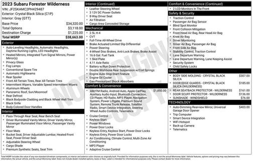 2023 Subaru Forester Wilderness