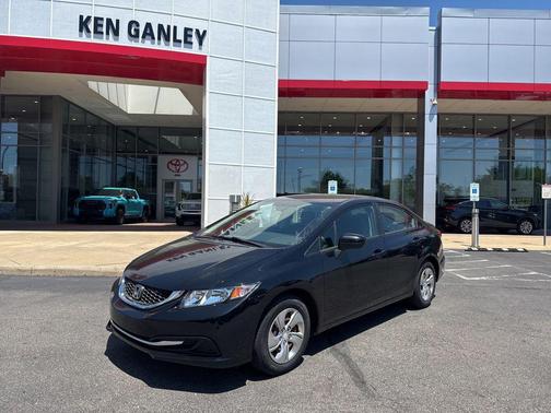 Crystal Black Pearl 2015 Honda Civic LX