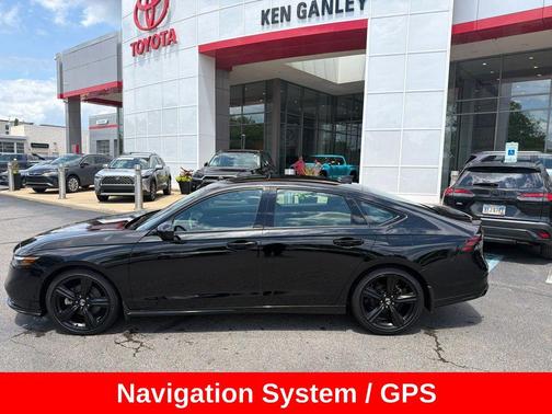 Crystal Black Pearl 2024 Honda Accord Hybrid Sport-L