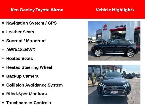 Black Metallic 2018 Audi Q5 2.0T Tech Premium