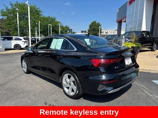 Brilliant Black 2023 Audi A3 Premium