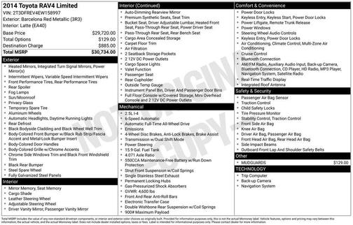 2014 Toyota RAV4 Limited