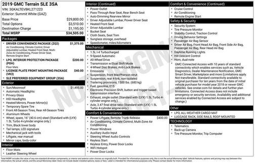 2019 GMC Terrain SLE