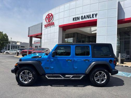 Hydro Blue Pearl Coat 2022 Jeep Wrangler Unlimited Sport