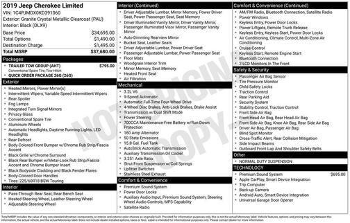 2019 Jeep Cherokee Limited