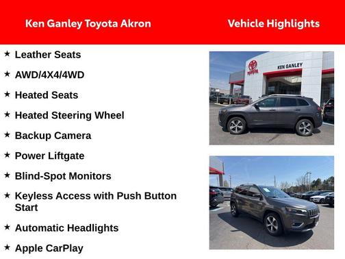 Granite Crystal Metallic Clearcoat 2019 Jeep Cherokee Limited