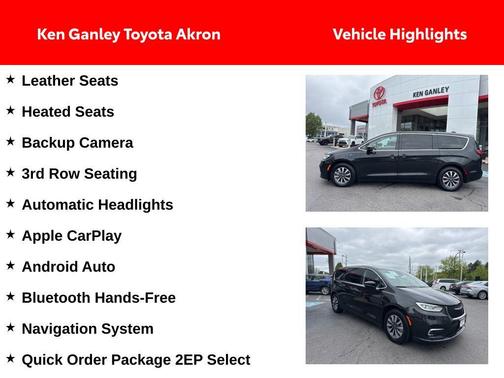 Brilliant Black Crystal Pearlcoat 2024 Chrysler Pacifica Hybrid Select