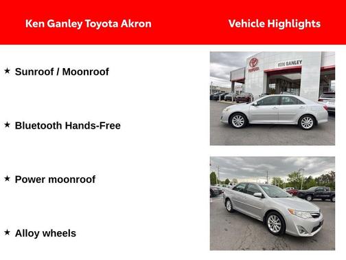 Classic Silver Metallic 2013 Toyota Camry XLE