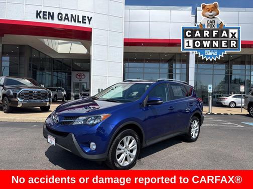 Blue Crush Metallic 2015 Toyota RAV4 Limited