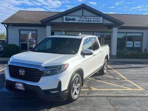 Platinum White Pearl 2022 Honda Ridgeline RTL-E