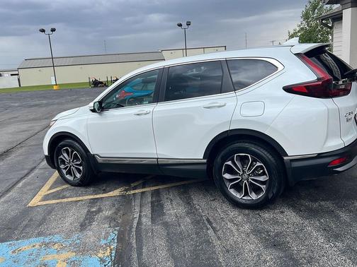 Platinum White Pearl 2022 Honda CR-V AWD EX-L