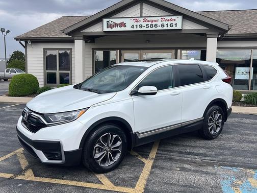 Platinum White Pearl 2022 Honda CR-V AWD EX-L