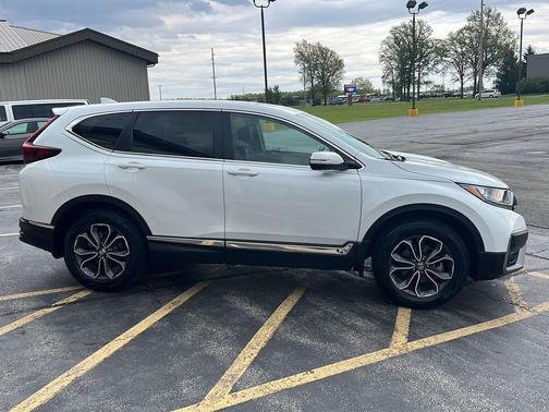 Platinum White Pearl 2022 Honda CR-V AWD EX-L