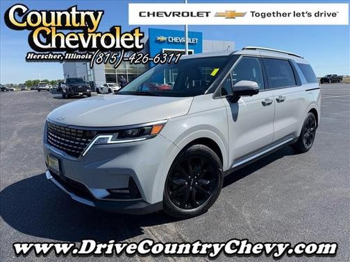 Ceramic Silver 2024 Kia Carnival SX