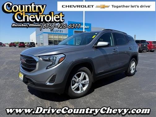 Satin Steel Gray Metallic 2019 GMC Terrain SLE