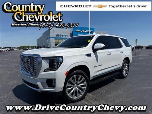 White Frost Tricoat 2024 GMC Yukon Denali