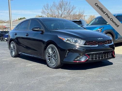 Aurora Black 2023 Kia Forte GT-Line