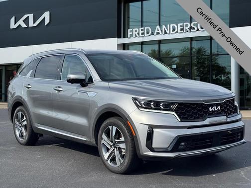 Steel Gray 2023 Kia Sorento Hybrid SX Prestige