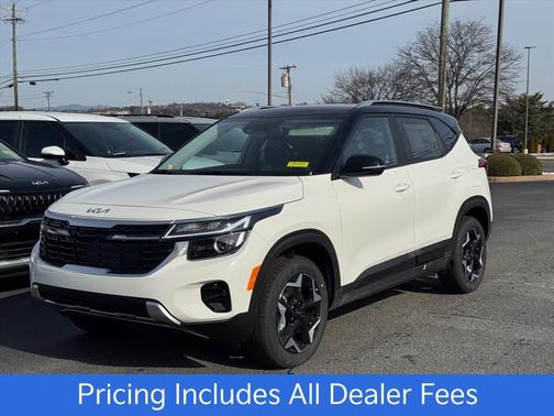 Clear White/Black Roof 2026 Kia Seltos S