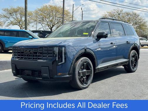 Midnight Lake Blue 2027 Kia Telluride Hybrid X-Line SX