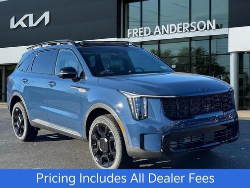 Midnight Lake Blue 2026 Kia Sorento SX