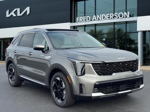 Volcanic Sand 2026 Kia Sorento Hybrid EX