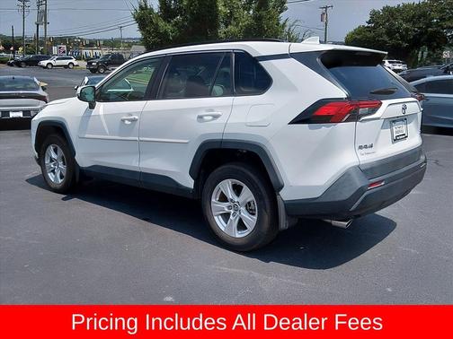 Super White 2019 Toyota RAV4 XLE