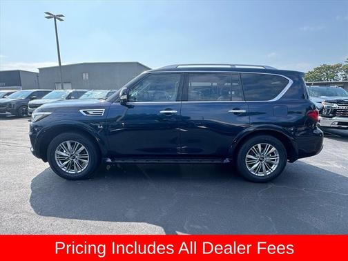 Hermosa Blue 2019 INFINITI QX80 Luxe