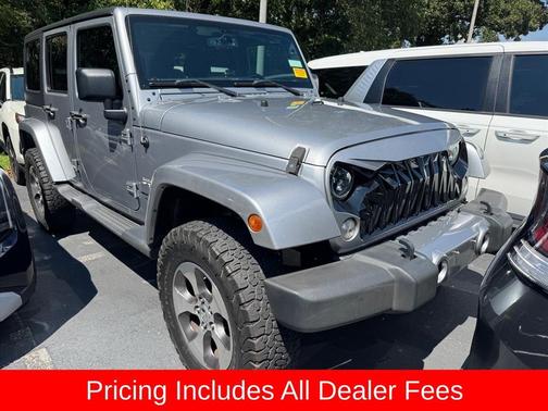 Billet Silver Metallic Clearcoat 2018 Jeep Wrangler JK Unlimited Sahara