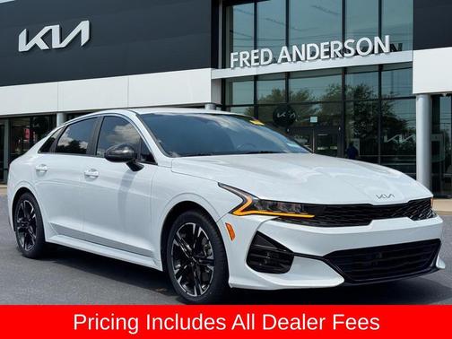 Glacial White Pearl 2022 Kia K5 GT-Line