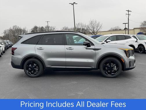 Steel Gray 2026 Kia Sorento Hybrid SX Prestige