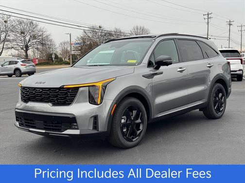 Steel Gray 2026 Kia Sorento Hybrid SX Prestige