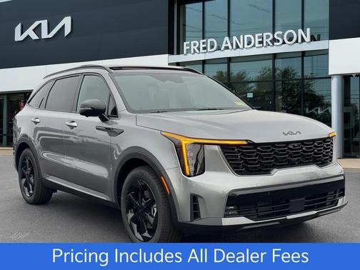 Steel Gray 2026 Kia Sorento Hybrid SX Prestige