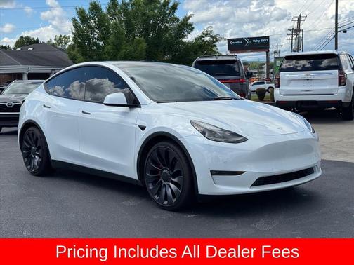 Solid Black 2021 Tesla Model Y Performance Dual Motor All-Wheel Drive