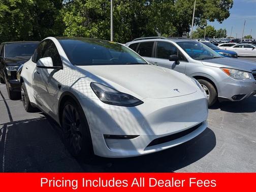 Solid Black 2021 Tesla Model Y Performance Dual Motor All-Wheel Drive